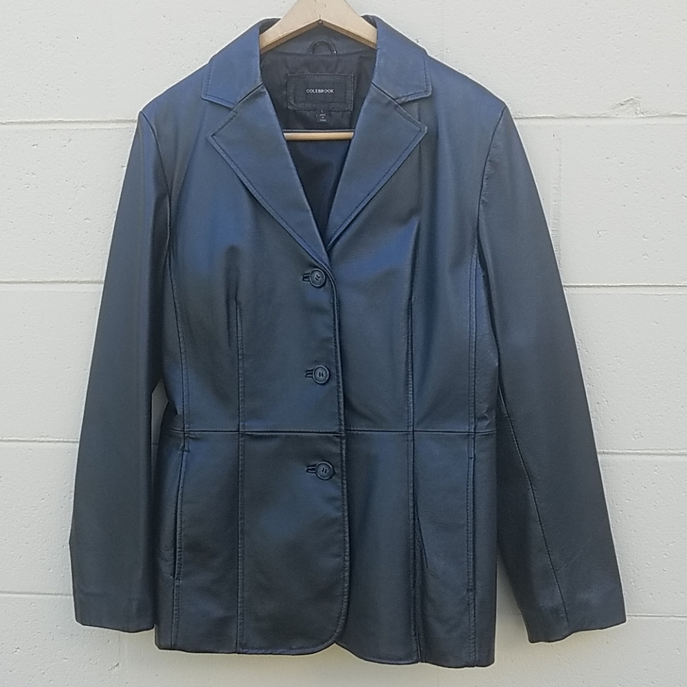 Colebrook Classics Genuine Leather Black Jacket